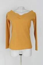 blusa doce trama feminina amarela