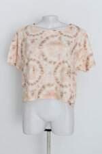 blusa cropped pool feminina estampada