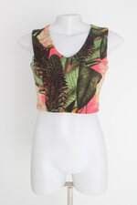 regata cropped C&A feminina estampada