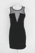 vestido renner feminino preto com forro e recortes