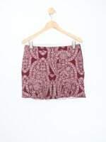 saia Le Lis Blanc feminina estampada com peplum