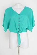 blusa feminina verde