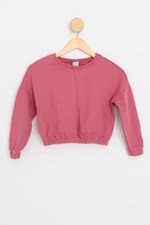 blusa de moletom hering kids rosa