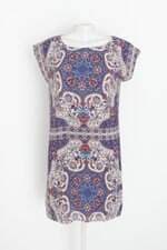 vestido bobo feminino estampado com forro
