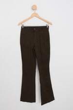 calça de sarja feminina verde