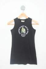vestido charpey juvenil preto com silk