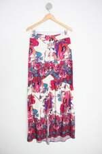 saia my place feminina estampada com fenda