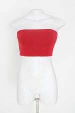 top cropped C&A feminino vermelho