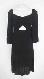vestido lanca perfume feminino preto