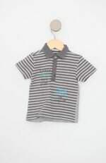 camisa polo tyrol kids estampada 