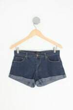 shorts forever 21 feminino azul