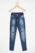 calça jeans mokkai jeans feminina azul
