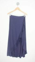 saia transpassada aqua brasil feminina azul