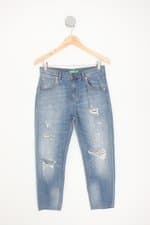 calça jeans benetton feminina azul