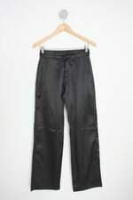 calça de tecido feminina preta
