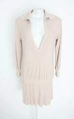 vestido feminino bege