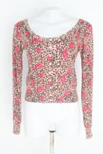 cardigan C&A feminino estampado