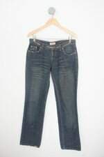 calça jeans checklist feminina azul