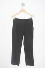 calça social kids preta listrada