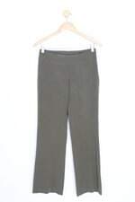 calça de tecido feminina verde