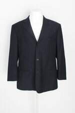 blazer giorgio armani masculino azul com ombreira