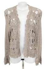 cardigan feminino marrom