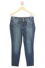 calça jeans feminina azul