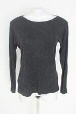 blusa manga longa feminina preta