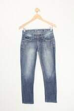 calça jeans calvin klein feminina azul