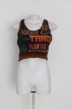 regata cropped farm feminina estampada com recortes