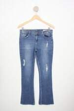 calça jeans trf denim para zara feminina azul