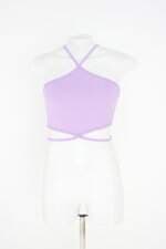 top  cropped C&A feminino roxo