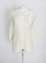 blusa massimo dutti feminina off white