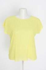 blusa cortelle feminina amarela