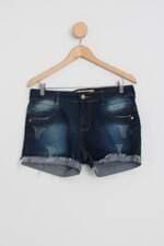 shorts jeans feminino azul
