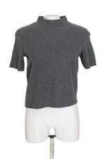 blusa Zara feminina cinza