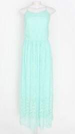 vestido renner feminino verde com bordado e forro