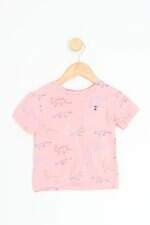 camiseta kids rosa estampada