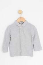 camisa zara kids cinza com fenda
