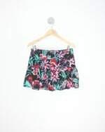saia tng feminina floral 