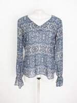blusa renner feminina estampada com transparência