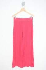 calça de tecido feminina rosa