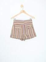 shorts mixed feminino estampado com barra italiana