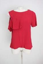 blusa shoulder feminina vermelha