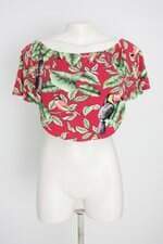 blusa feminina estampada com sobreposição