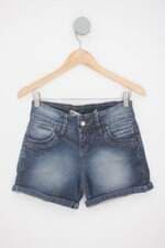 shorts jeans all denim feminino azul