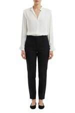 camisa twenty four seven feminina branca com babado e plissado