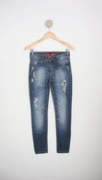 calça jeans feminina azul