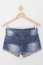 shorts saia C&A feminino azul