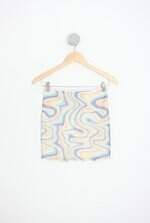 saia youcom feminina estampada com forro